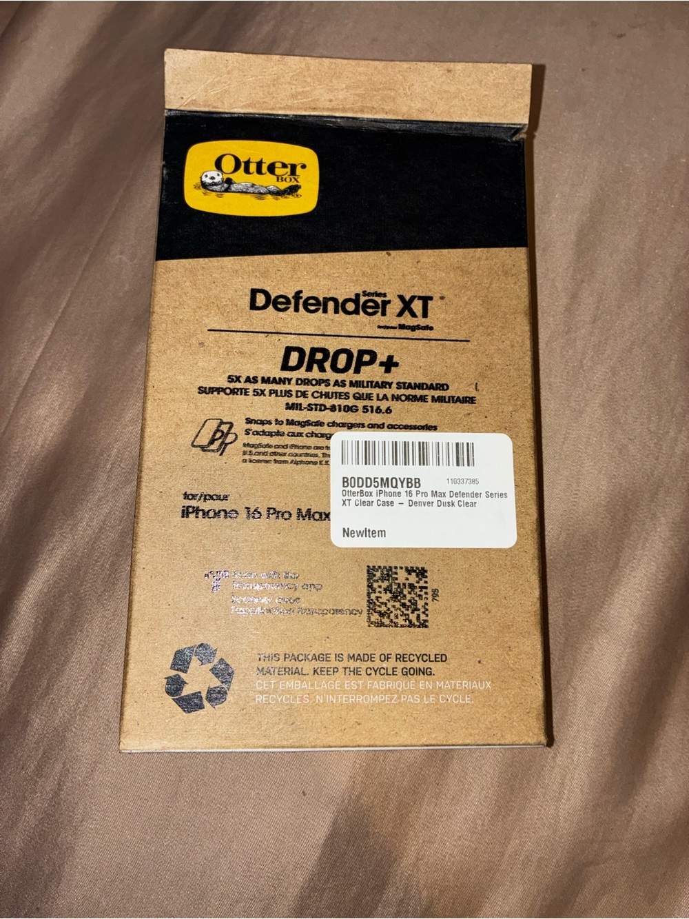 OtterBox iPhone 16 Pro Max Defender Series XT Clear Case - Denver Dusk Clear - Picture 8 of 8